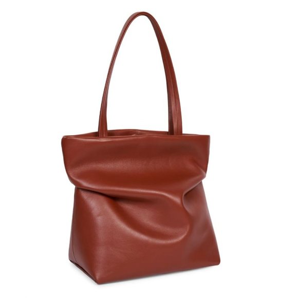 Chloe Handbags - Chloé Judy E/W Leather Tote Sepia Brown